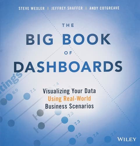The Big Book of Dashboards by Steve Wexler, Jeffrey Shaffer & Andy Cotgreave
