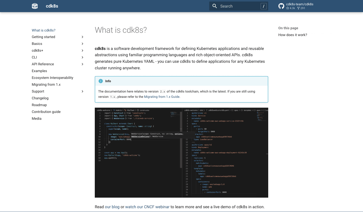 cdk8s.io Documentation Site